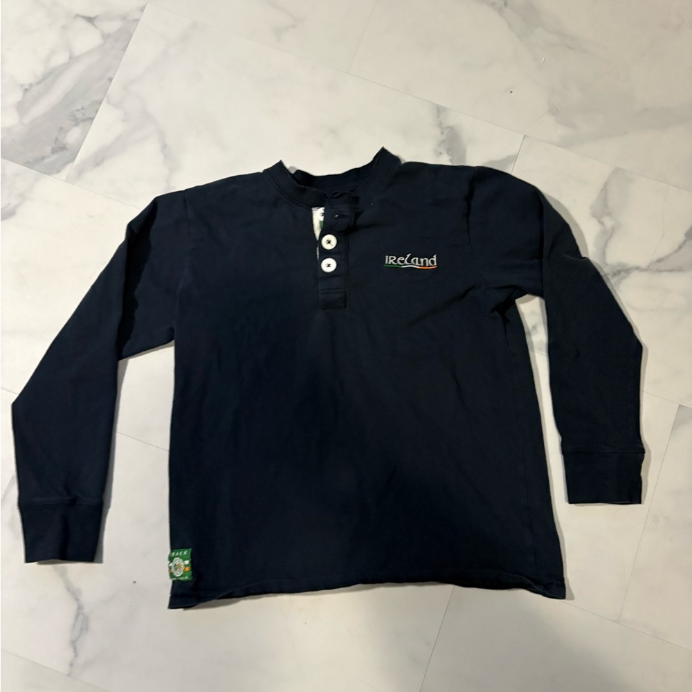 Heritage Long Sleeve Shirt - Navy Blue